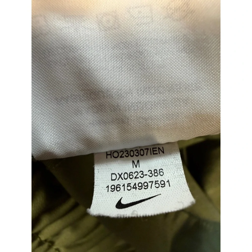Nike Sportswear Essential Woven Taper Pants‎ Olive Green Women Drawstring Jogger